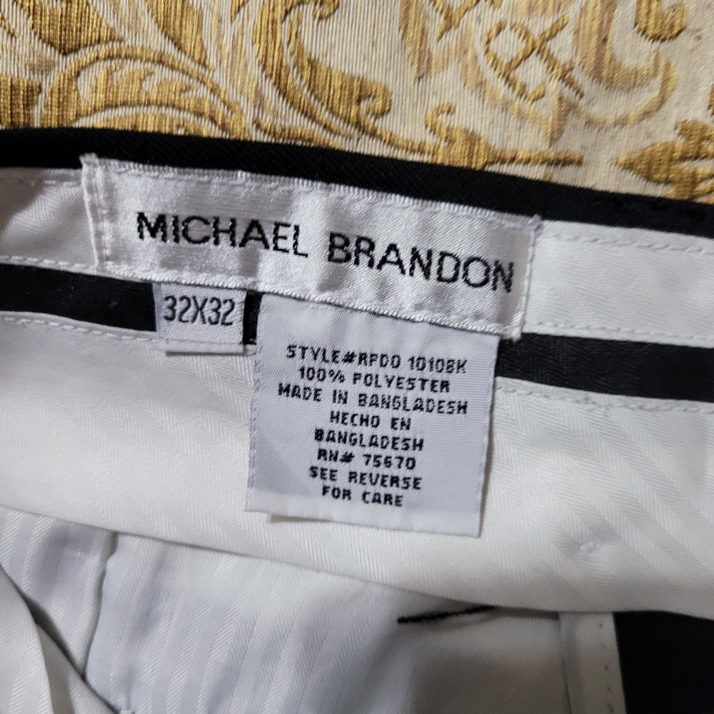 Michael Brandon! 32/32 Black Slacks!